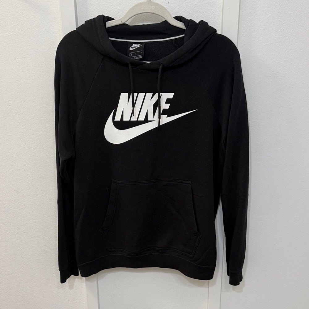 Nike Black Pullover with White Logo
